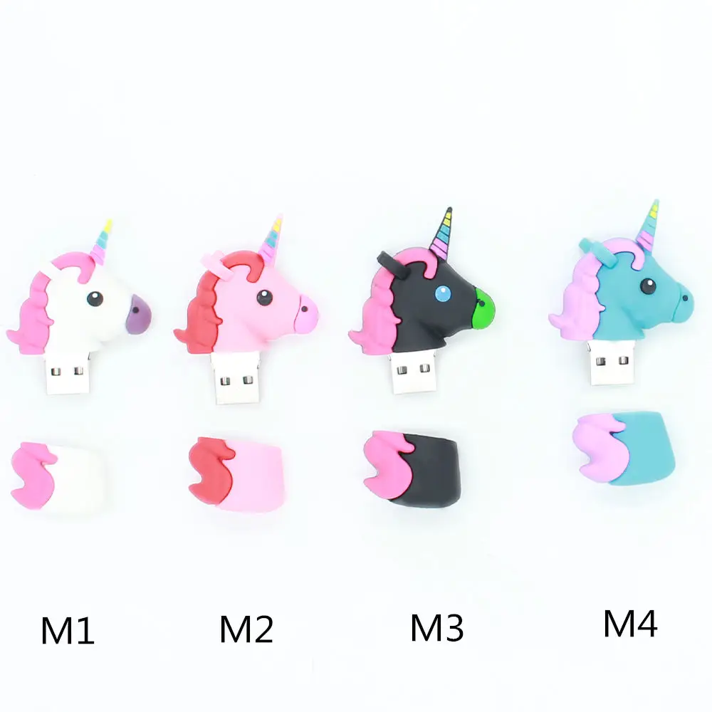 Красочный Единорог USB флэш-накопитель 16 Гб 32G usb Радуга 64 8 ГБ 4 2 0 | Компьютеры и офис