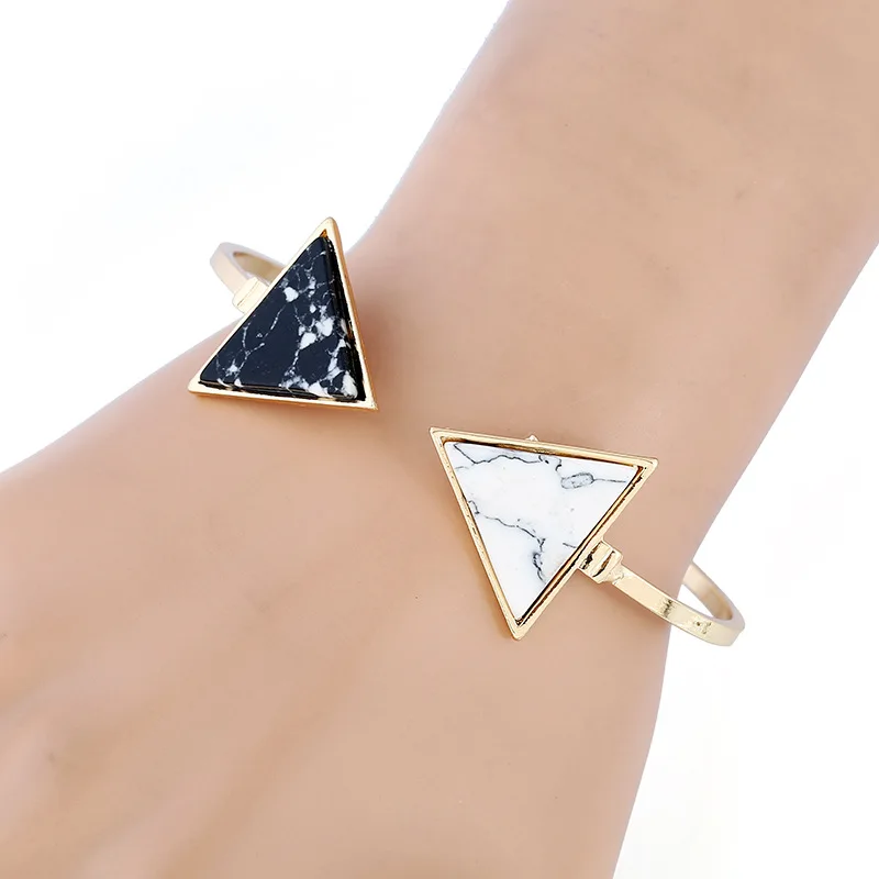 Модные Офисные браслеты для женщин геометрический OL роскошный браслет с шармом