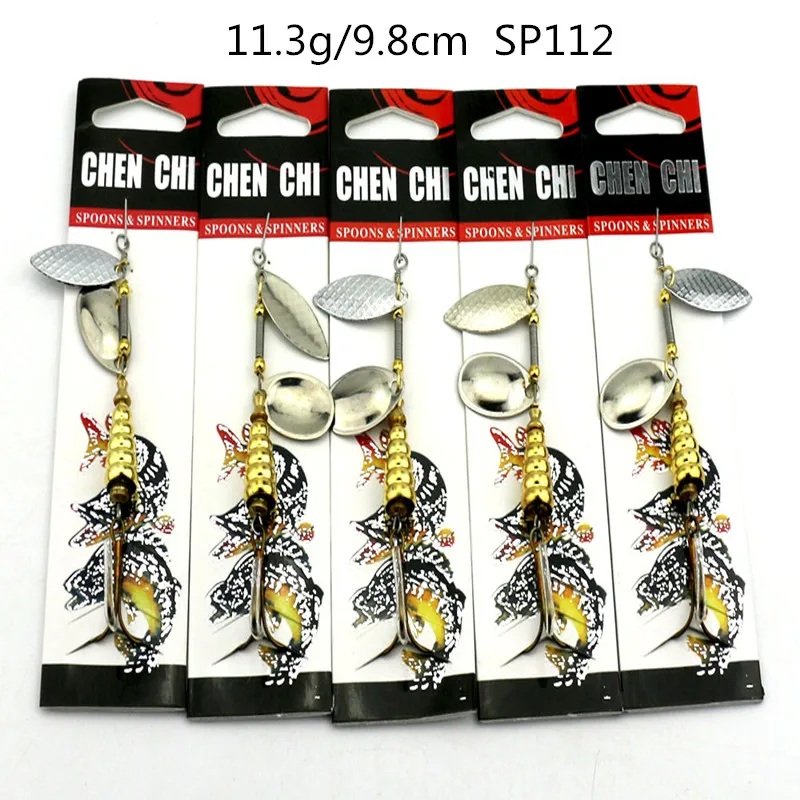 5pcs hard metal sequin spinner spoon japan hook fishing baits wobble pike bass trout lures isca de pesca tackles | Спорт и