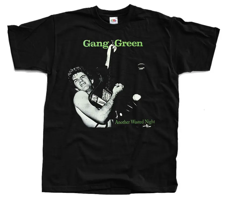 GANG GREEN другой впустую ночные футболки (черный) S 5XL|Мужские футболки| |