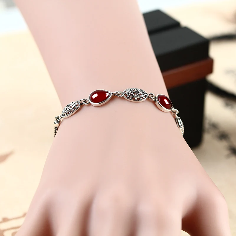 Женские винтажные браслеты из серебра 100% пробы|bracelets for|sterling silver bracelet925 sterling bracelet |