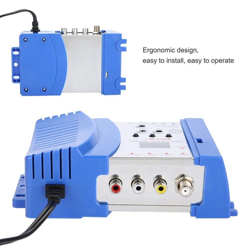 Professional Digital Vhf Uhf Rf Modulator Av To Avto Tv Converter Adapter(Eu Plug) | Электроника