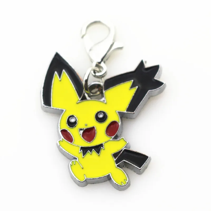 Новое поступление 10 шт./лот подвески Pokemon с застежкой лобстером DIY Подвески для ожерелья браслета ювелирные