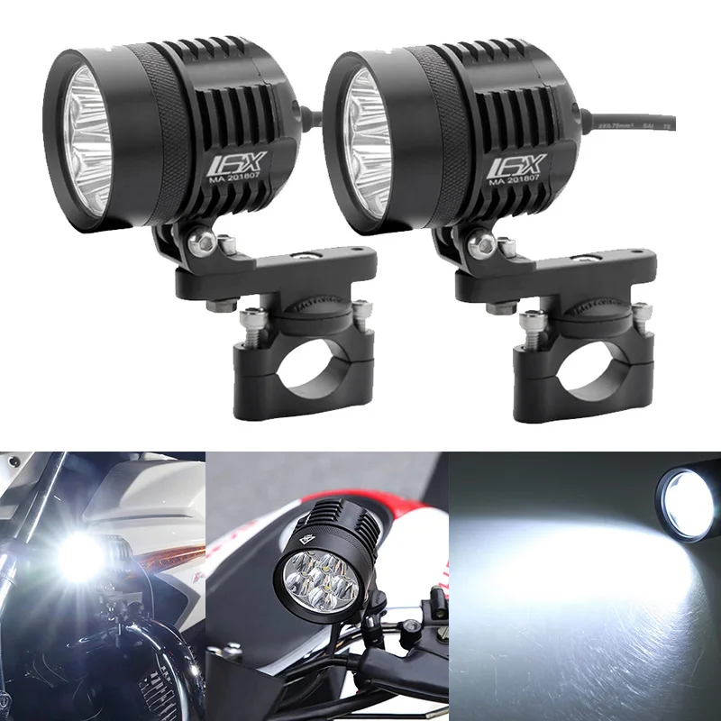 Newest Motorcycle high LED Auxiliary Fog Light Assemblie Driving Lamp 60W Headlight For BMW R1200GS/ADV/F800GS/F700GS/F650FS |