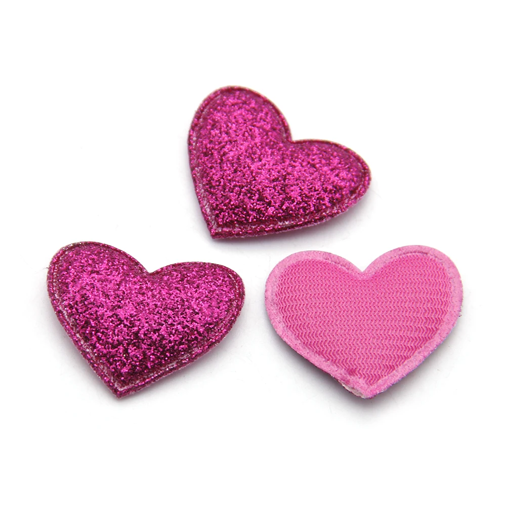 David accessories 35*30 мм блестящих в форме сердца аксессуары 10 штук, материалы для ручных поделок, Свадебная подарочная упаковка, 10Y45815 - Цвет: 10Y458151