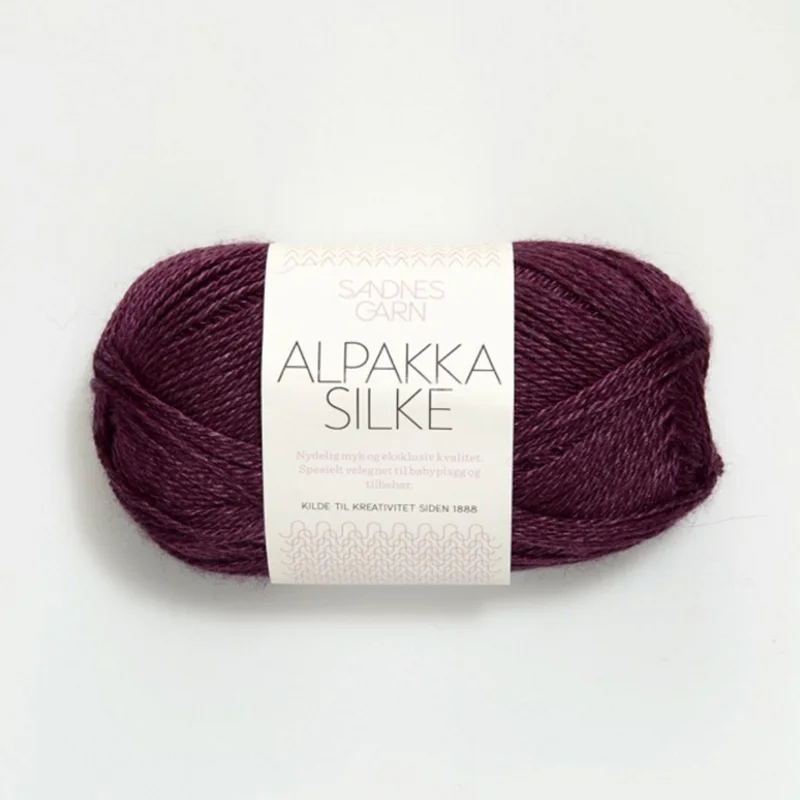 1*50 г мяч Sandnes Garn 70% alpakka 30% шелк смешанная пряжа ручной вязки пряжа шарф - Цвет: 5063