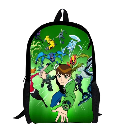 004 16 дюймов Ben 10 Ben Tennyson Heatblast рюкзак для подростков мальчиков школьные рюкзаки детские школьные сумки Детская сумка Mochila - Цвет: 004