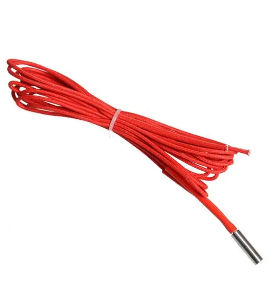 5 шт./лот Reprap Mendel Prusa Картридж нагреватель 24 в 40 Вт 2 м для Hotend J-Head нержавеющая сталь