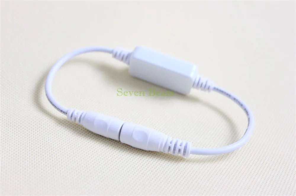 ITouch светодиодный сенсорный диммер с штекером постоянного тока для одноцветной светодиодной ленты постоянного тока 12 В/24 В в линейном стиле черный/белый