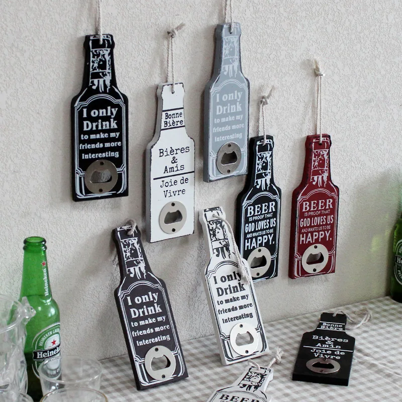 

Retro Beer Bottle Opener Wall Decoration Creative Bar Coffee Shop Wall Decoration Pendant Home Living Room Wall Decoration Wall