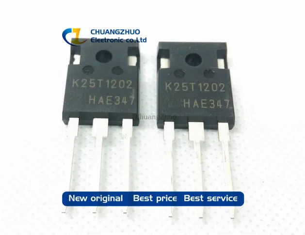 

10pcs/lot New original IKW25N120T2 K25T1202 TO-247 high power solenoid 25A IGBT 1200V