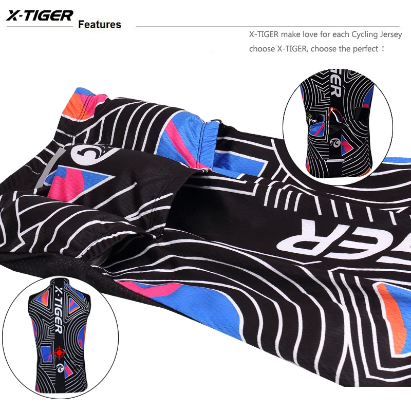 X Tiger летний горный велосипед Джерси Спортивная одежда велосипедная Ropa Maillot Ciclismo