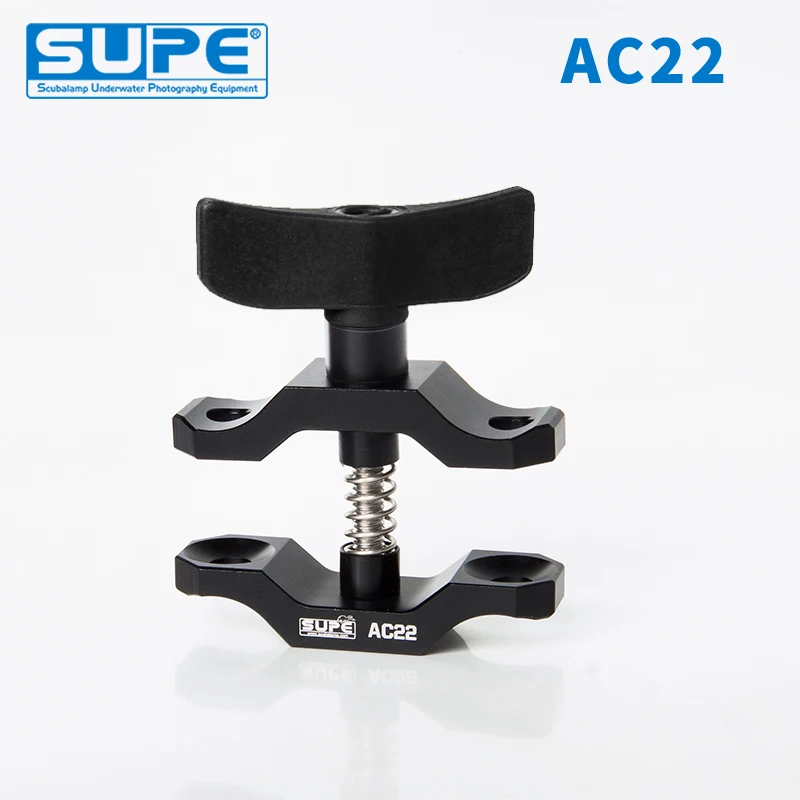 SUPE Scubalamp AC22 зажим бабочка для Подводное плавание с аквалангом аксессуары оборудование для фотосъемки зажим для шаровой головки