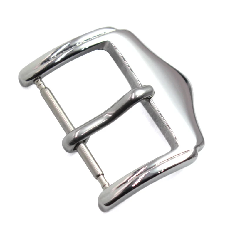 

Stainless Steel Watch Band Buckle Silver Polished 16 18 20 22mm Watchbands Belt Clasp High Quality Metal Watch Accessories