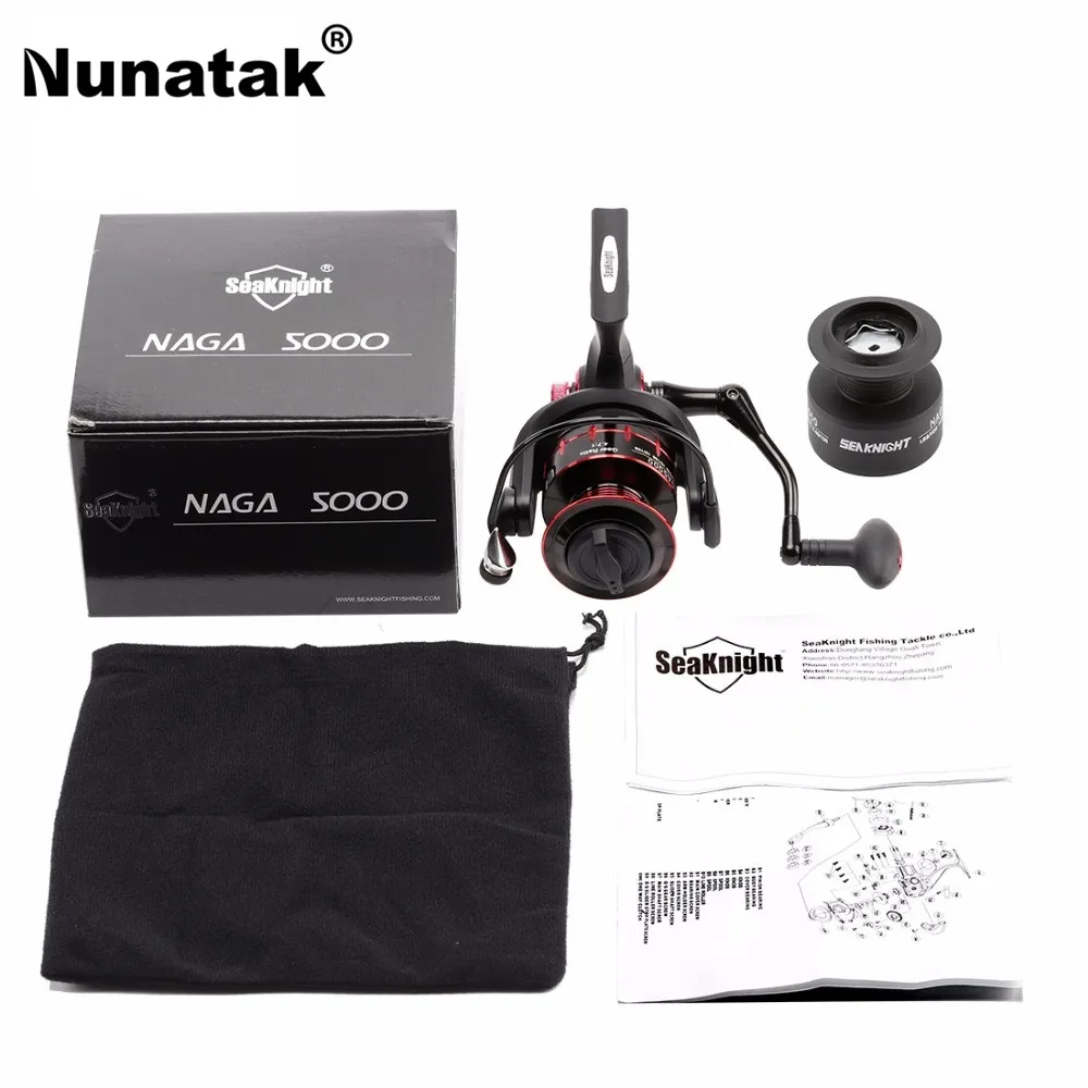 Nunatak NAGA 5 2: 1/4. 7:1 11BB 7 кг спиннинговая рыболовная Катушка 2000/3000/4000 спиннинговое