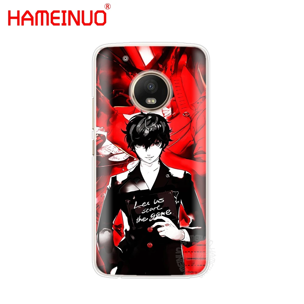 Чехол HAMEINUO Persona 5 для телефона Motorola Moto X4 E4 C G6 G5 G5S G4 Z2 Z3 PLAY PLUS|Бамперы| |