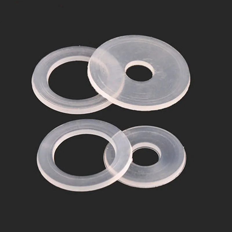 

50pcs M3 M3.5 M4 M5 Nylon gasket insulated flat pad Soft plastic washer