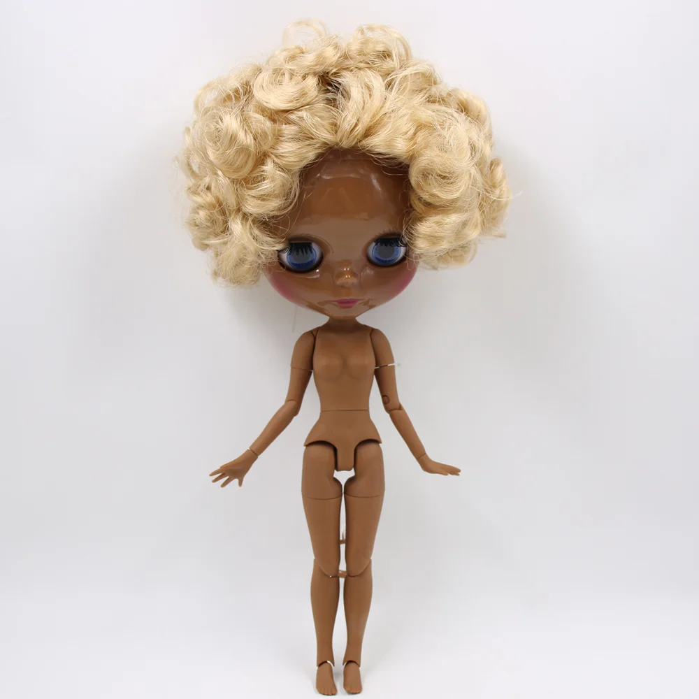Ледяная Обнаженная кукла Blyth No. BL3157 Flaxen hair 1/6 bjd, pullip, licca, jerryberry