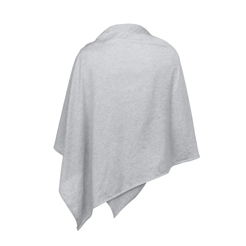 Женские беременности и родам Топ Футболка для кормления грудью Однотонная