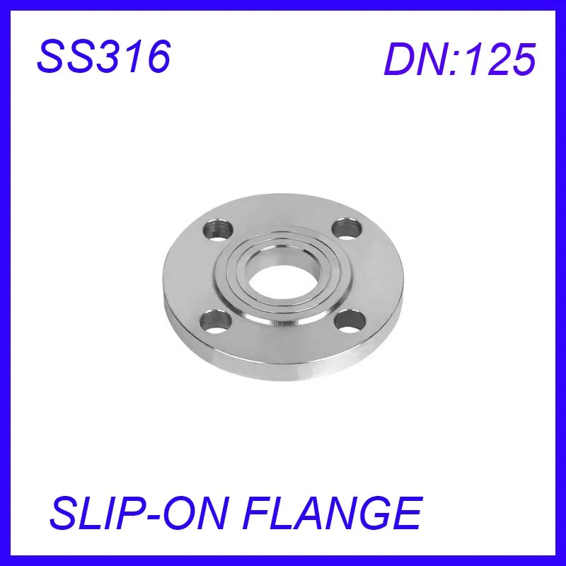 

DN125 нержавеющая сталь SS316L приподнятое лицо 4-БОЛТ без шнуровки фланцевое промышленное