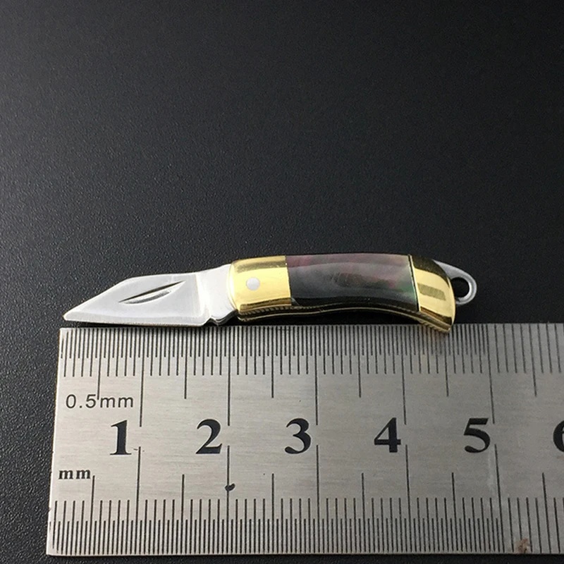 Ожерелье с красивым корпусом складной нож лезвием карманный мини кошелек брелок