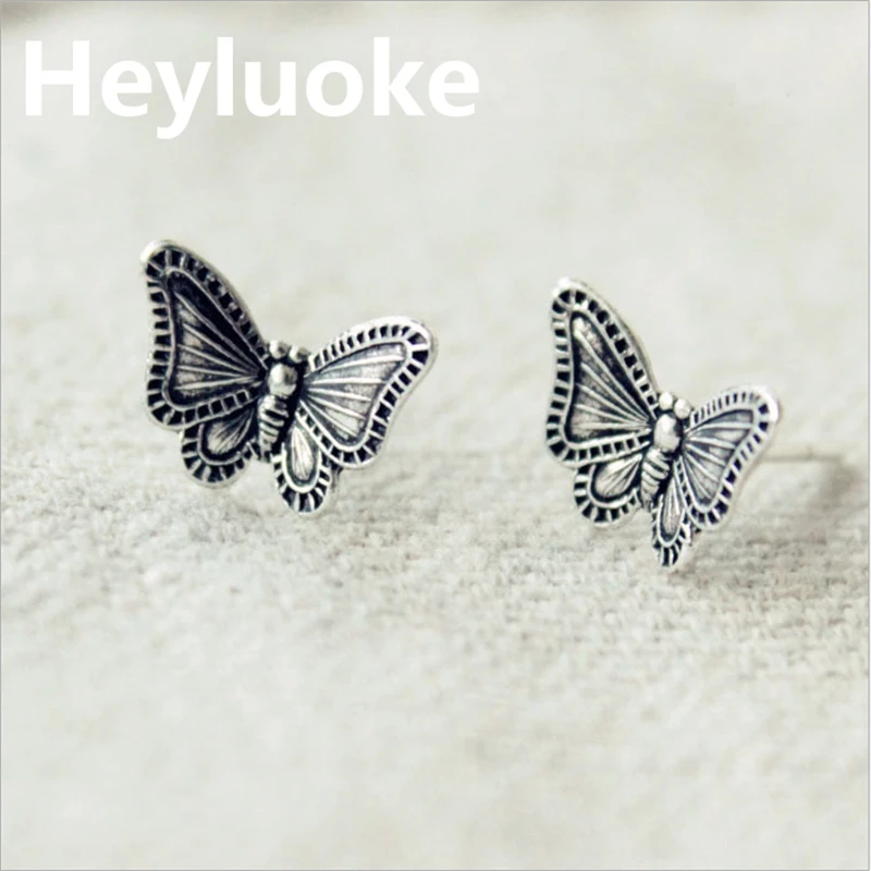 Женские серьги пусеты Aros Brincos Para As Mulheres Heyluok с треугольным вырезом в виде животных