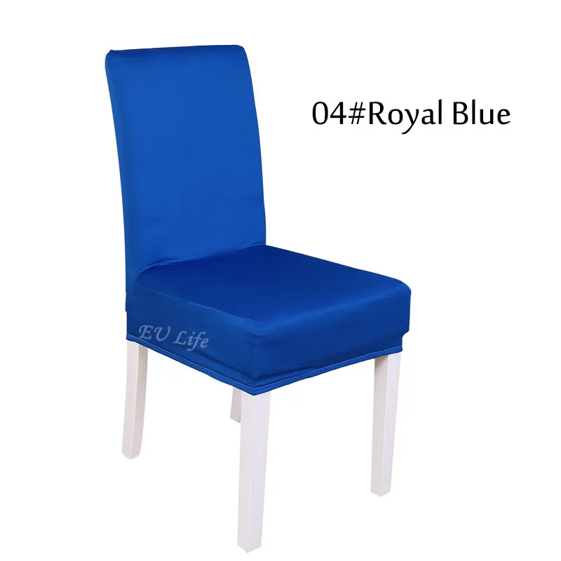 Royal blue Универсальные Полиэстеровые чехлы на кресла стрейч спандекс эластичные чехлы на кресла для банкета домашнего свадебного украшения домашнего текстиля Silpcover - Цвет: Royal blue
