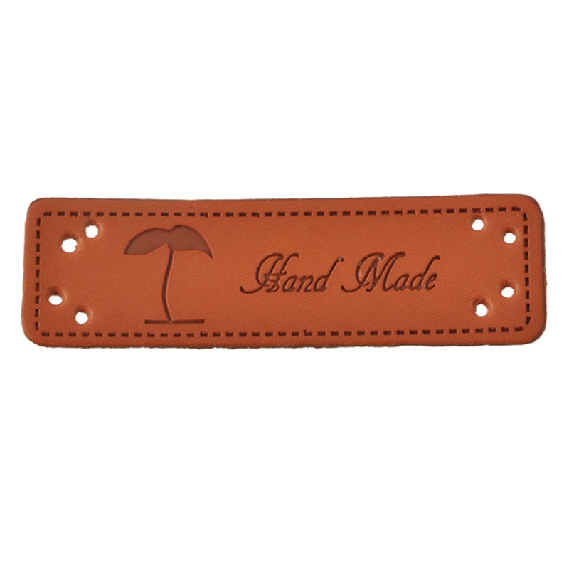 Hoomall 10 шт. этикетки ручной работы из искусственной кожи на одежду для одежды