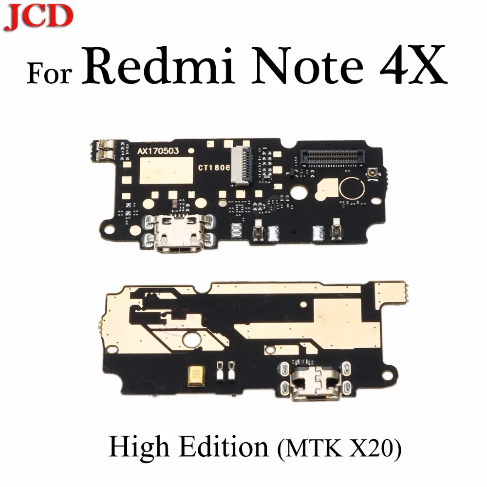 JCD микро зарядное устройство USB разъем плата для Xiaomi Redmi Note 4x x20 зарядный разъем для Xiaomi Note 4 USB зарядное устройство с микрофоном