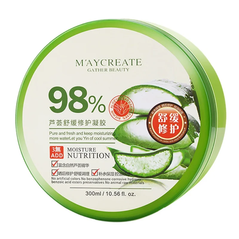 Натуральный уход за кожей 98% гель с алоэ вера антиакне античувствительный крем