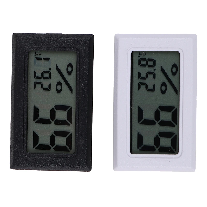 1 шт. Мини цифровой ЖК дисплей термометр Крытый Температура часы с гигрометром