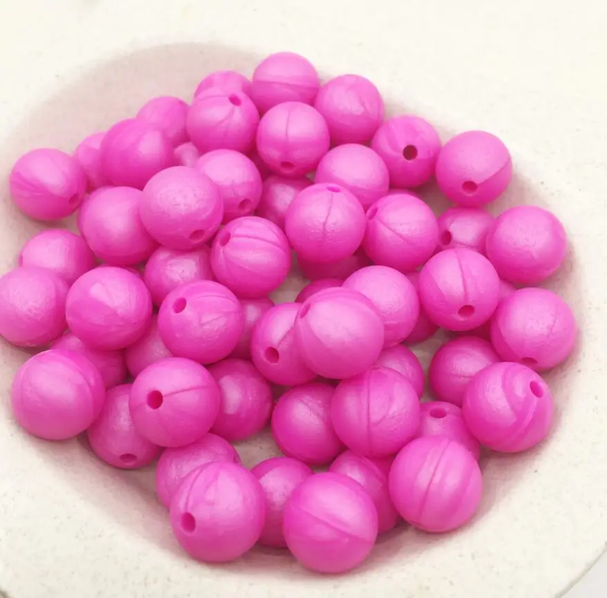 pearl pink Новое поступление 50 шт силиконовые бусины 15 мм Экологичные сенсорные Прорезыватели для зубов ожерелье пищевого качества для мам Уход DIY Ювелирные изделия Детские Прорезыватели для зубов - Цвет: pearl pink