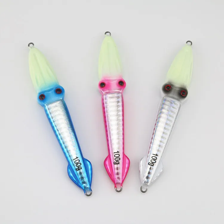 6 шт./лот приманка для Глубоководной Рыбалки свинцовая рыболовная джиг 100 г