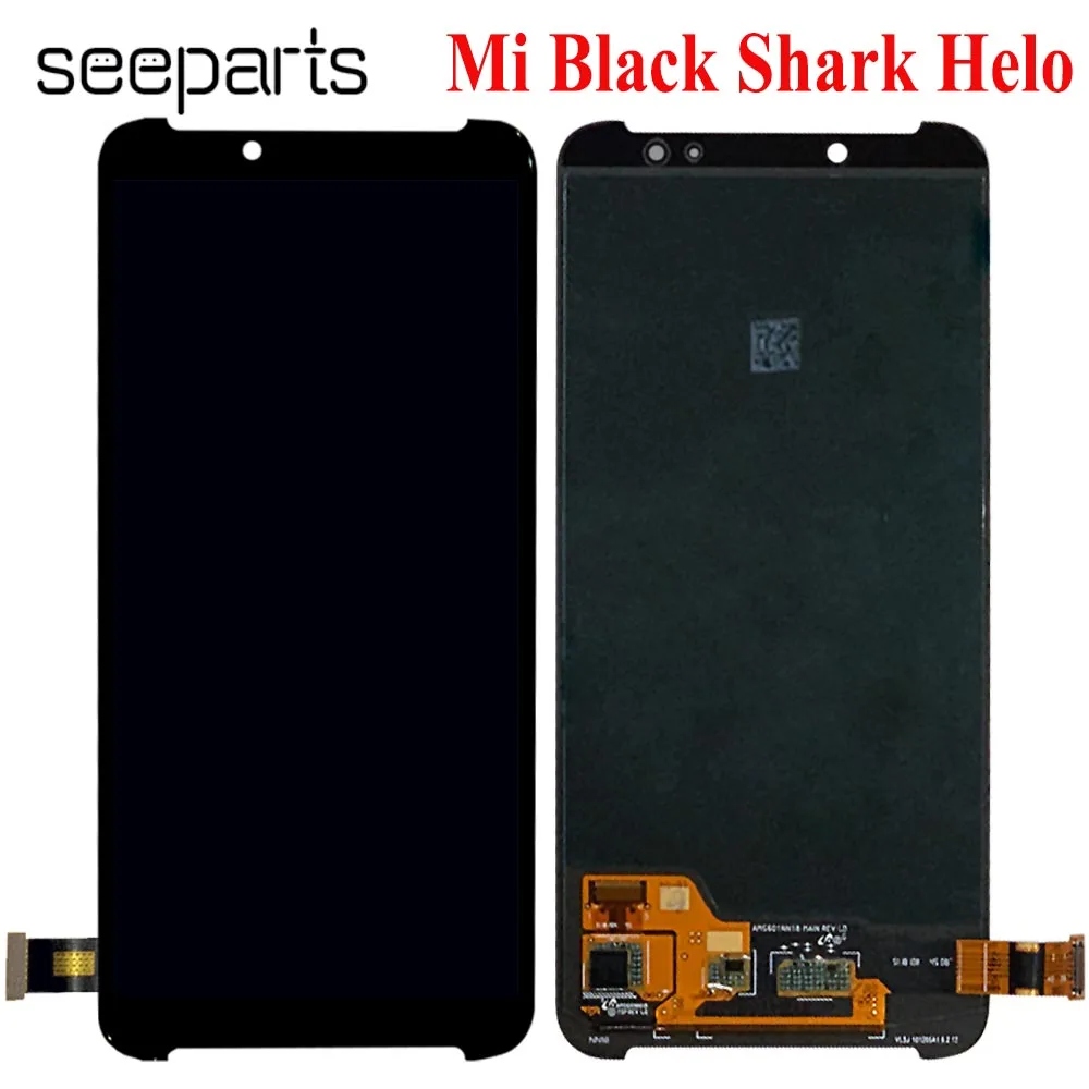 ЖК экран для Xiaomi Black Shark Helo с сенсорным стеклом и дигитайзером в сборе Замена BlackShark
