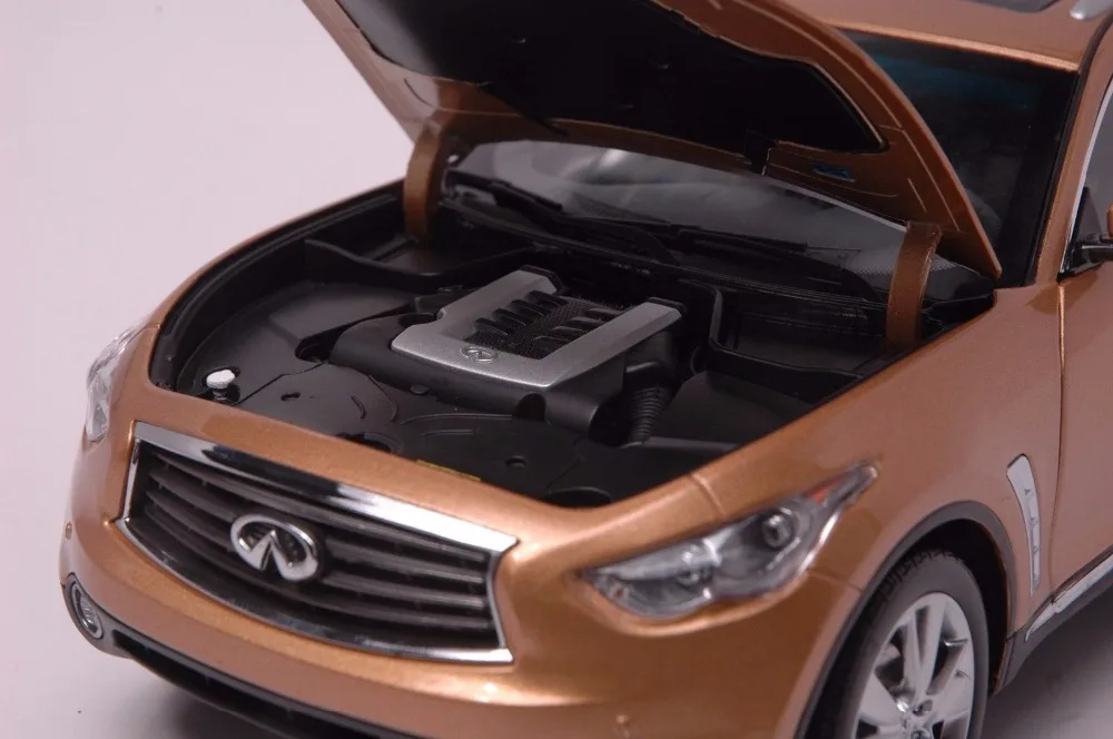1:18 литья под давлением модель для Infiniti QX70 Золото внедорожник сплав игрушечный автомобиль миниатюрная коллекция подарок FX50 FX