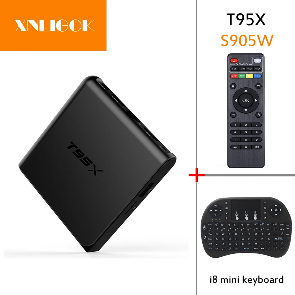 2018 новый дизайн Amlogic S905X Android ТВ коробка Зефир Android6.0 предварительно instal 1 г/8 г KD T95X