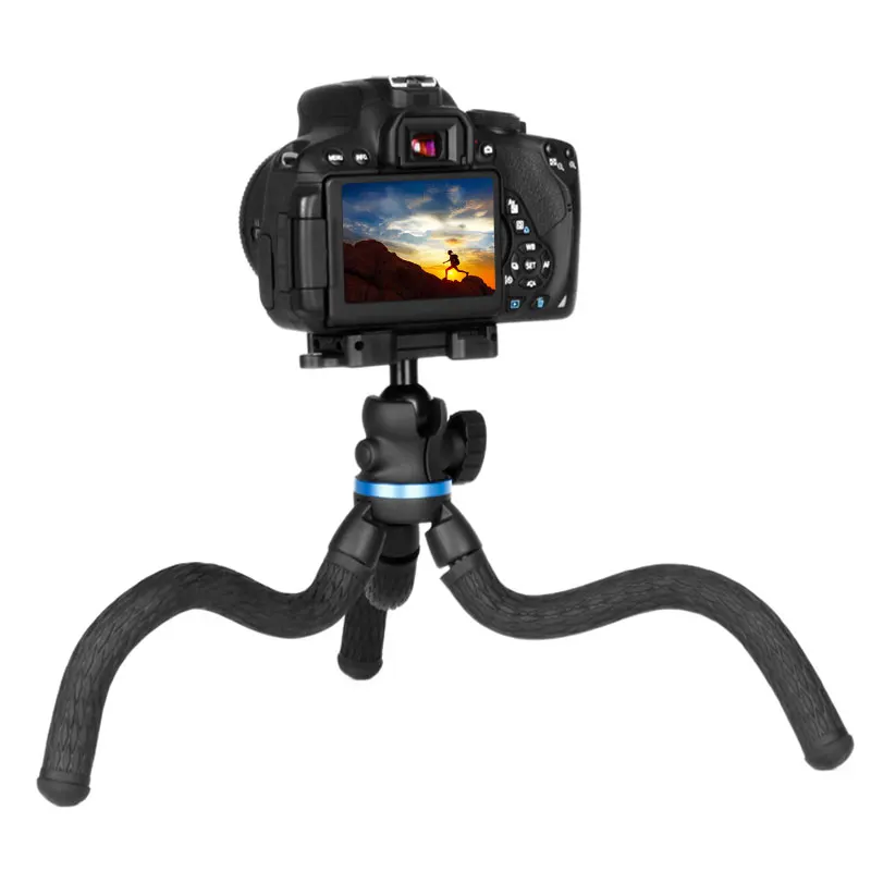 Гибкий штатив TT20S для камеры DSLR с держателем телефона Canon Sony Nikon вертикальный