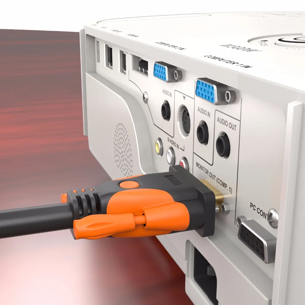 SAMZHE 1080P VGA кабель Позолоченный разъем 1,5 м VGA кабель 2 м 3 м 5 м для компьютера проектор монитор экран