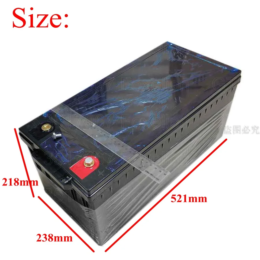 12V 200AH 300ah LifePo4 литий железо фосфатных аккумуляторов и Батарея глубокие циклы 100A BMS