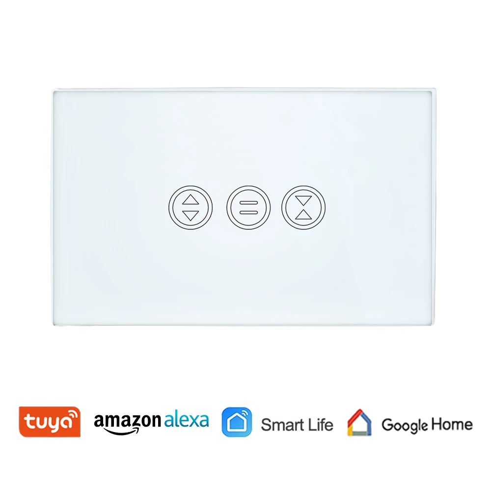 Smart Home WiFi Light Switch 2500W Touch Switch, Tuya Smart Life App Remote Control, Voice Control by Google Home, Alexa Echo