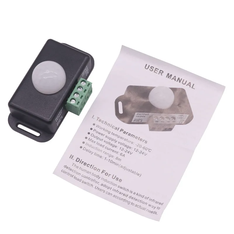 Датчик человеческого тела с переключателем инфракрасный датчик движения зонд