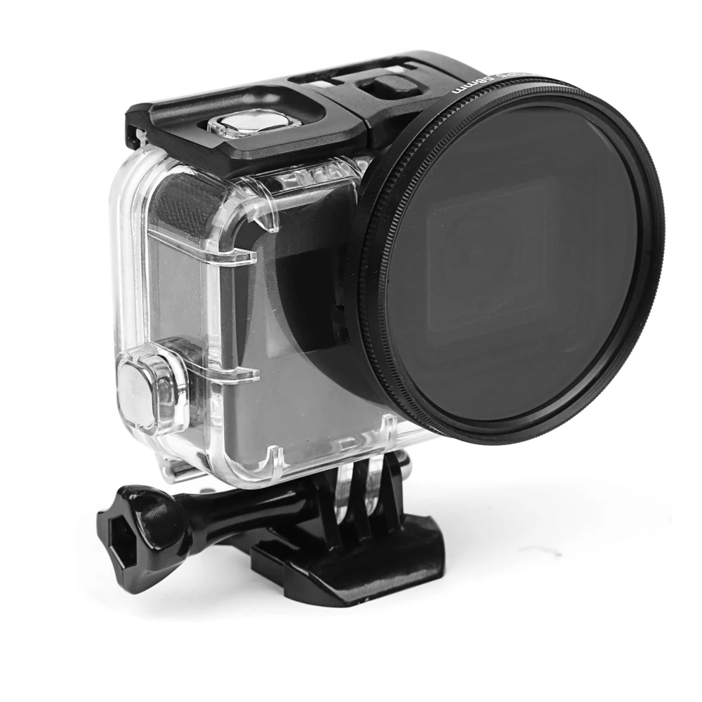 58 мм CPL фильтр для GoPro Hero 7 6 5 черный водонепроницаемый чехол с крышкой объектива и адаптером аксессуары для Go Pro экшн-камеры