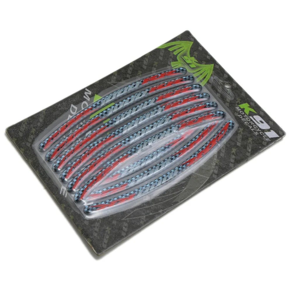 Светоотражающие наклейки на колеса мотоцикла декоративные переводные детали