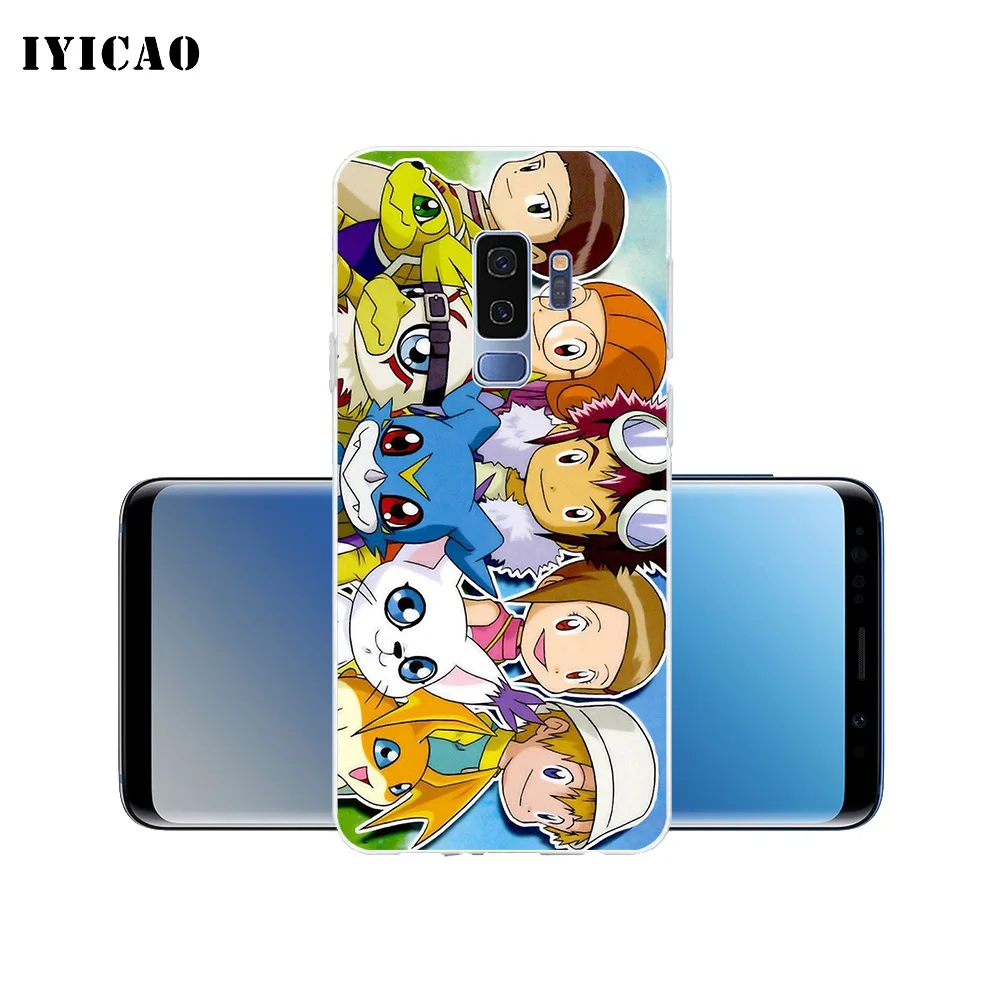 IYICAO Digimon Мягкий силиконовый чехол для телефона Samsung Galaxy S10e S10 S9 S8 Plus S7 Edge TPU |