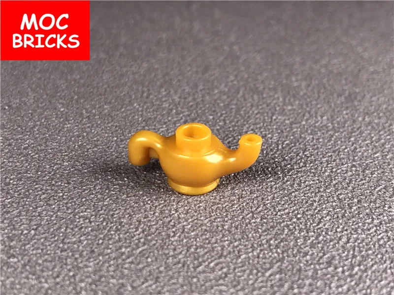 10 шт./лот MOC кирпичи сделай сам чайник посуда лампа Genie подходит для 98383