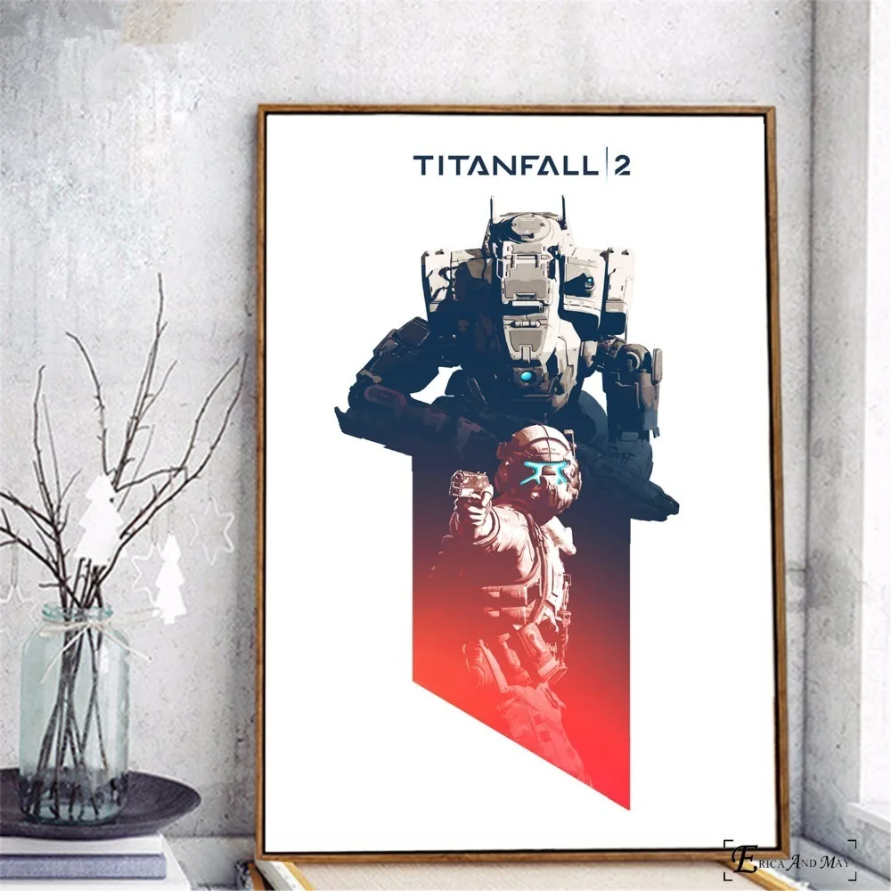 Titanfall Game Simple Characters Canvas Prints Modern Painting Posters Wall Art Pictures For Living Room Decoration No Frame | Дом и сад