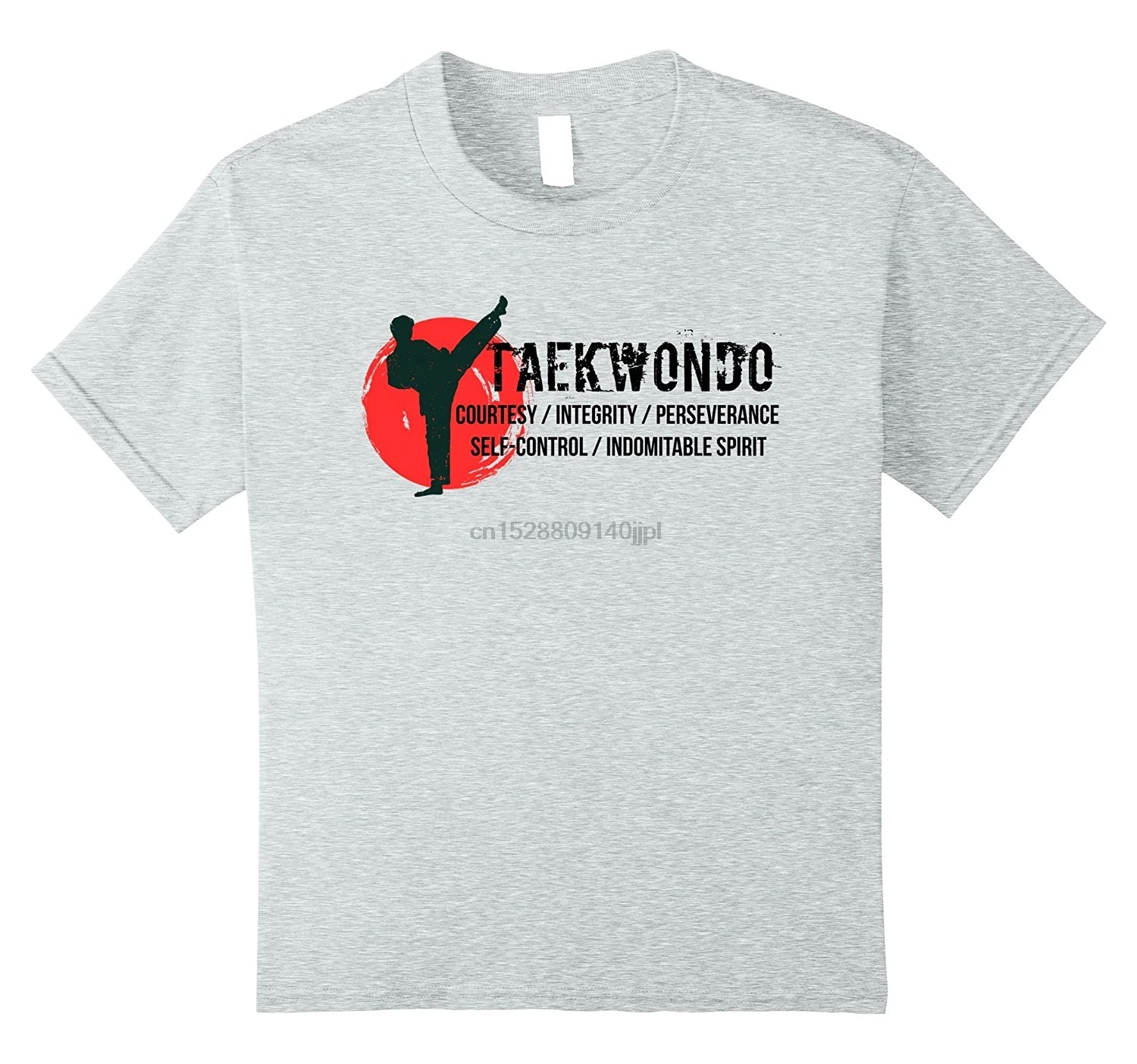 2019 горячая Распродажа 100% хлопок 5 tenets of Tae Kwon Do футболка Летняя | Мужская одежда