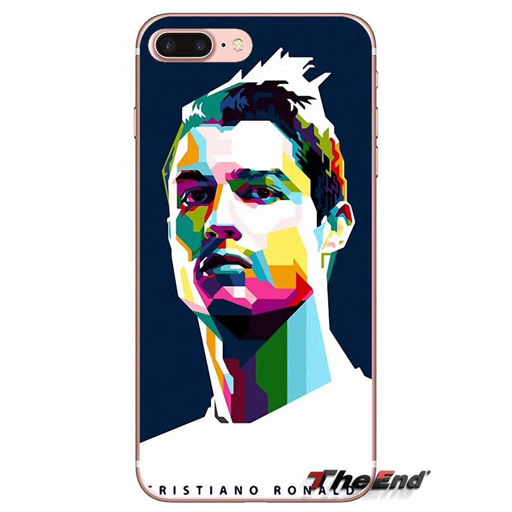 Мягкие прозрачные чехлы для samsung Galaxy J1 J2 J3 J5 J7 A3 A5 A7 2015 2016 2017 J330 J530 j730 CR7 Криштиану