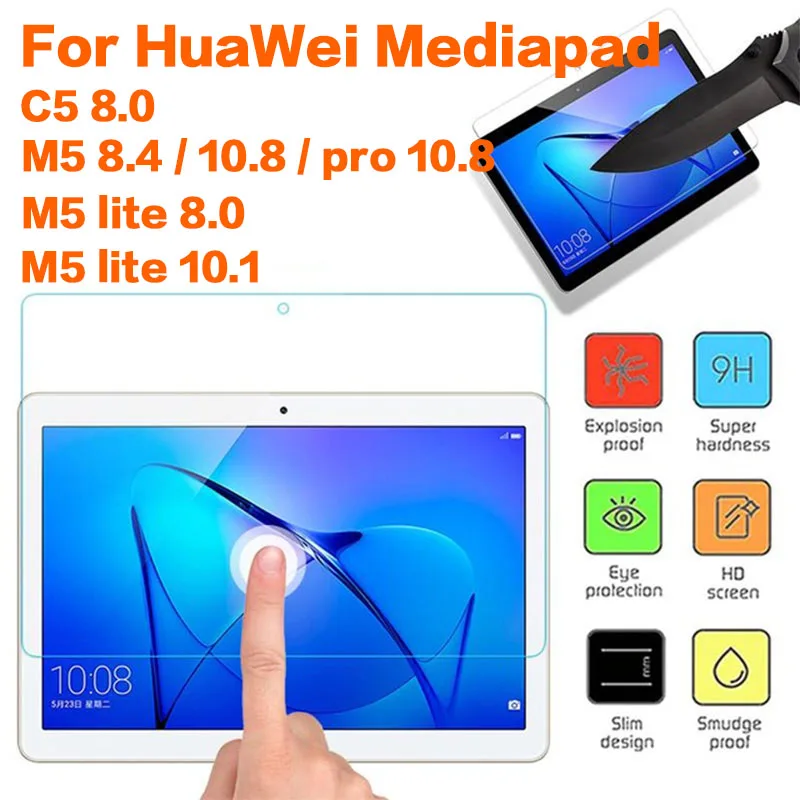Закаленное стекло для huawei MediaPad M5 Lite, 10,8 дюймов, настольная Защита экрана для huawei MediaPad M5 8,4 10 10,1 10,8 Pro C5 8,0