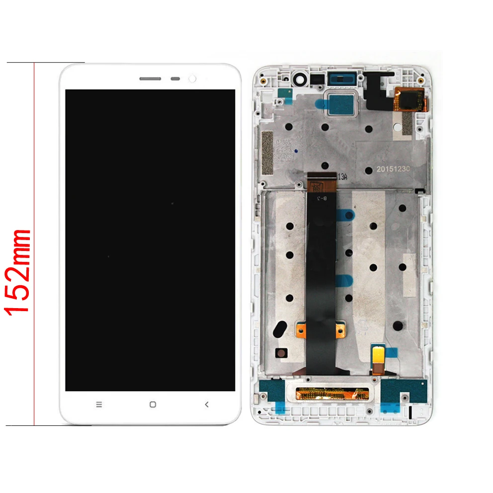 Оригинальный ЖК-дисплей с дигитайзером сенсорного экрана для Xiaomi Redmi Note 3 pro 152 мм